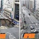 Lubang Gergasi Ditengah Bandar Jepun Dibaikpulih Dalam Masa 48 jam Sahaja