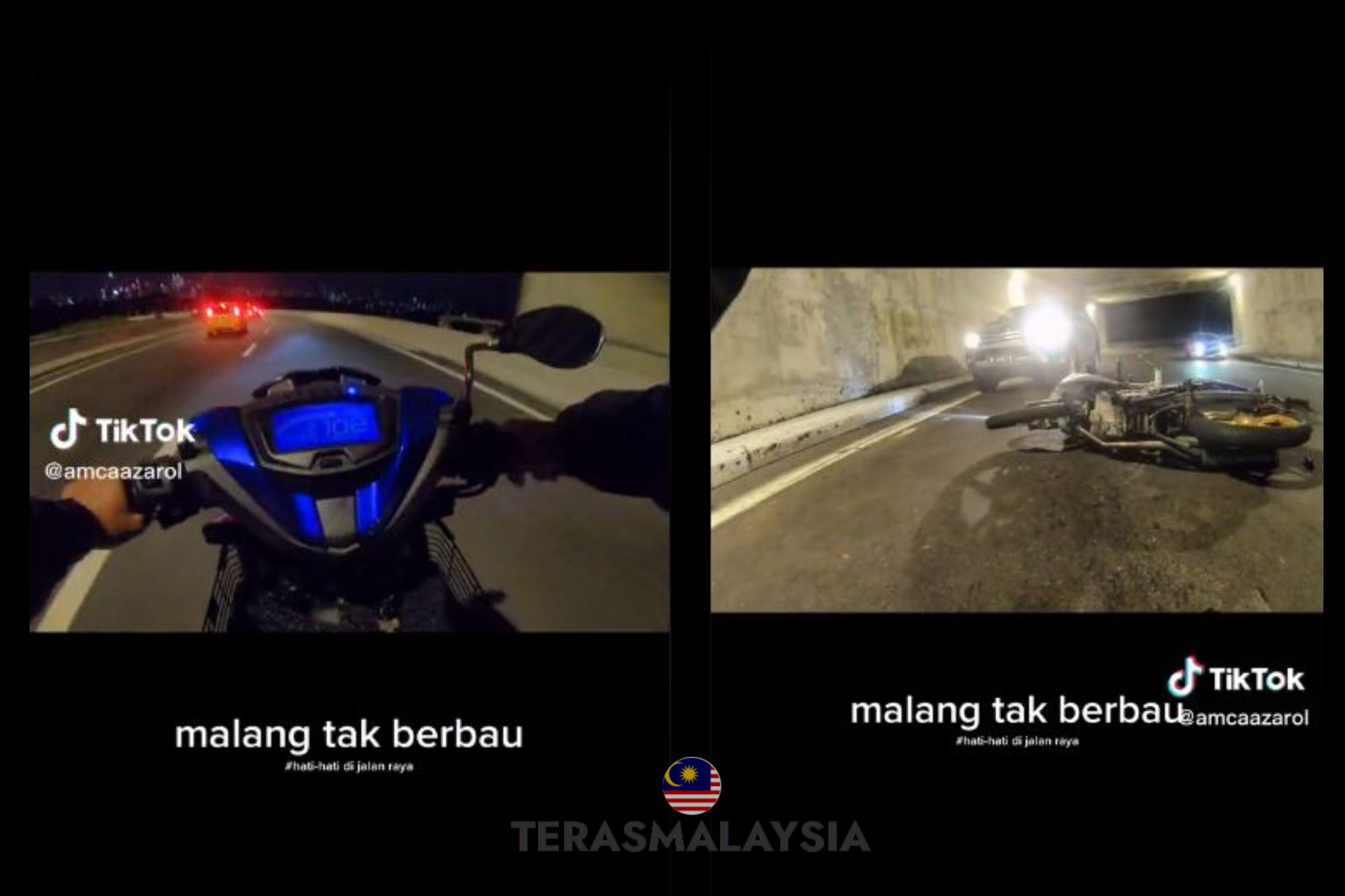VIDEO Seriau Remaja Ini Kongsi Detik Cemas Kemalangan Jalan Raya