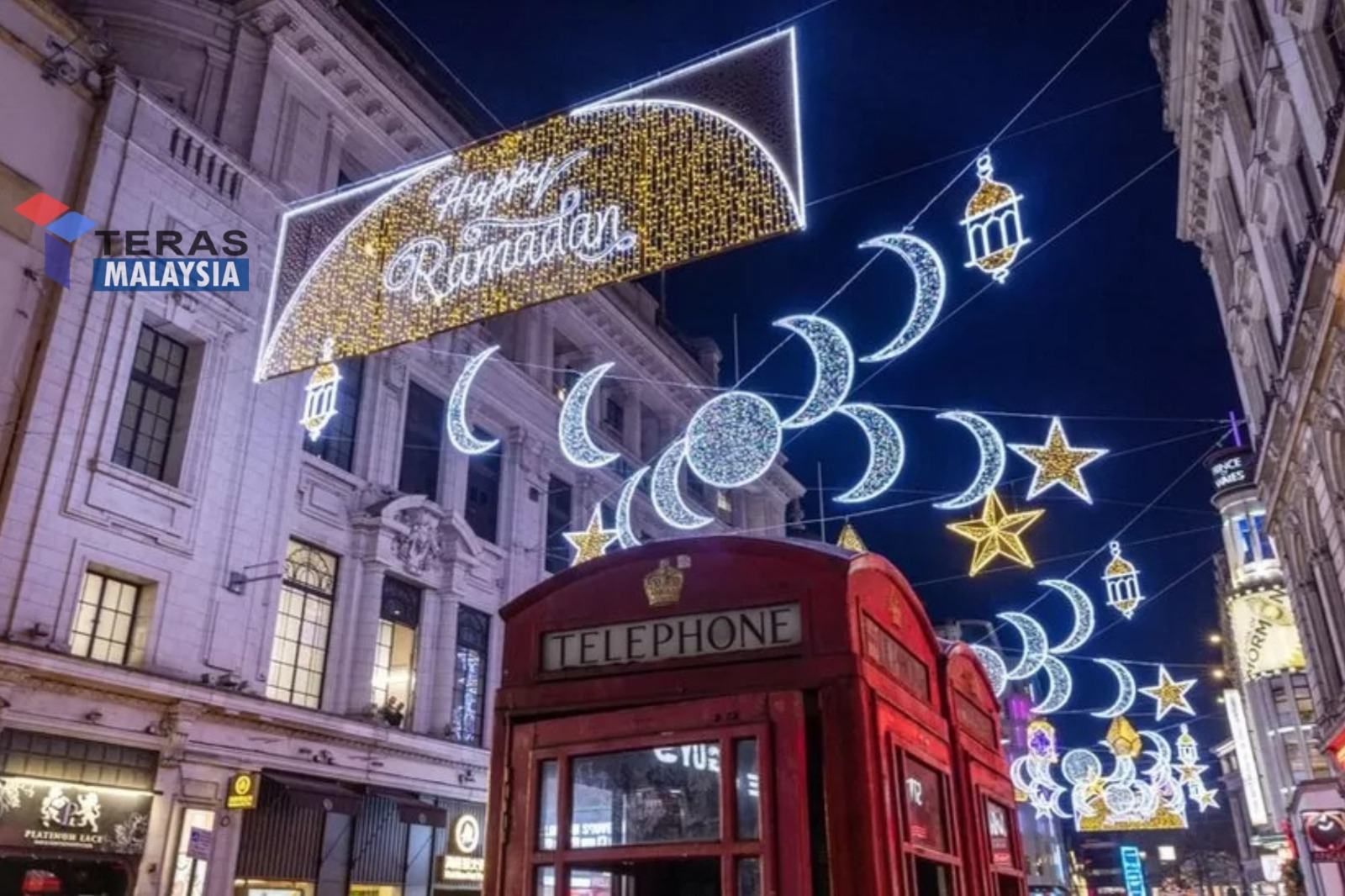 Sudah 9 tahun menetap di UK individu terkejut sambutan Ramadan disana meriah untuk pertama kali