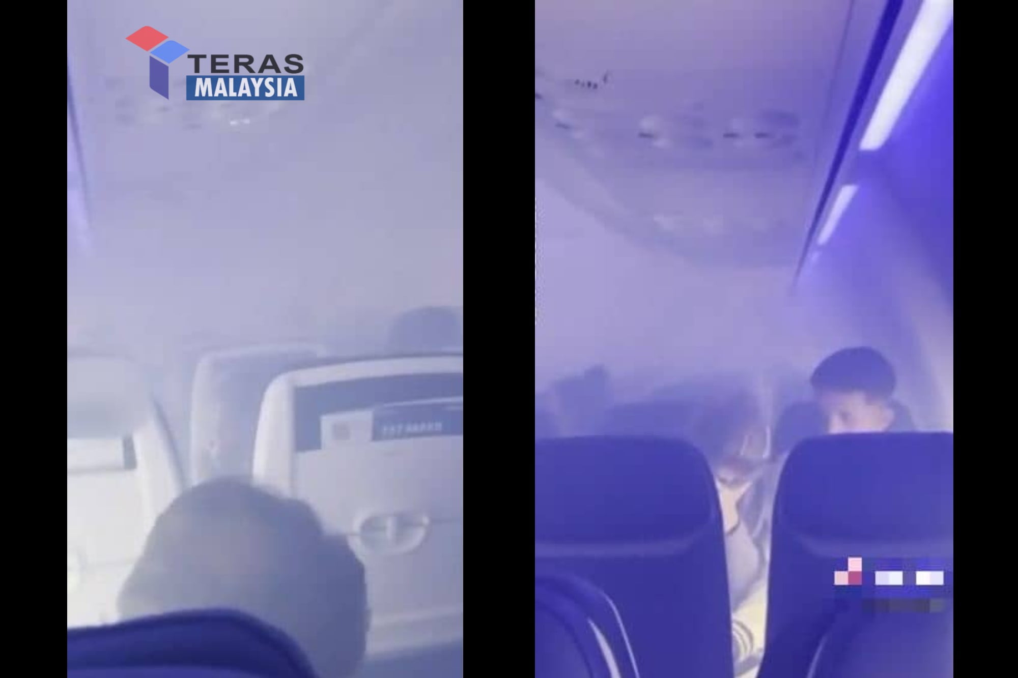 Penumpang panik lihat pesawat diselubungi asap selepas langgar burung