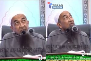 Tingkah laku Ustaz Azhar Idrus masa ceramah dekat masjid sangat pelik, dia tengok apa?