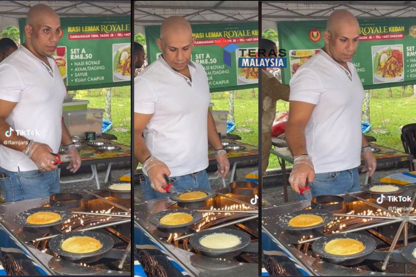 Dominic Toretto cari rezeki halal di bazar ramadan raih perhatian ramai