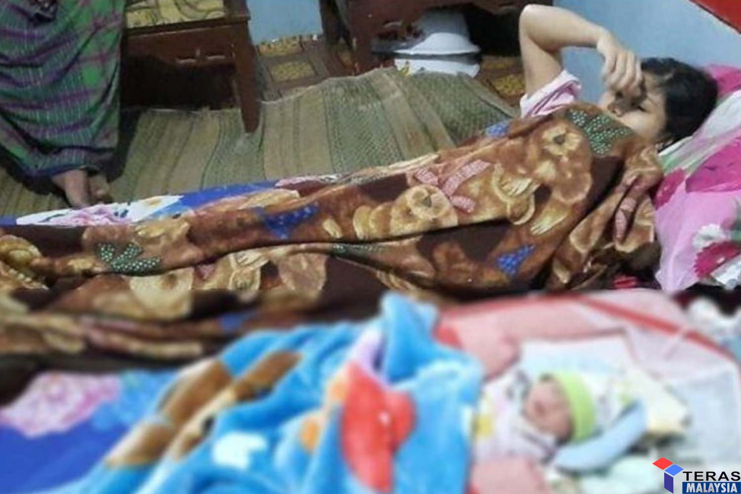 Kecoh satu kampung Wanita ini hamil selama satu jam sebelum bersalin